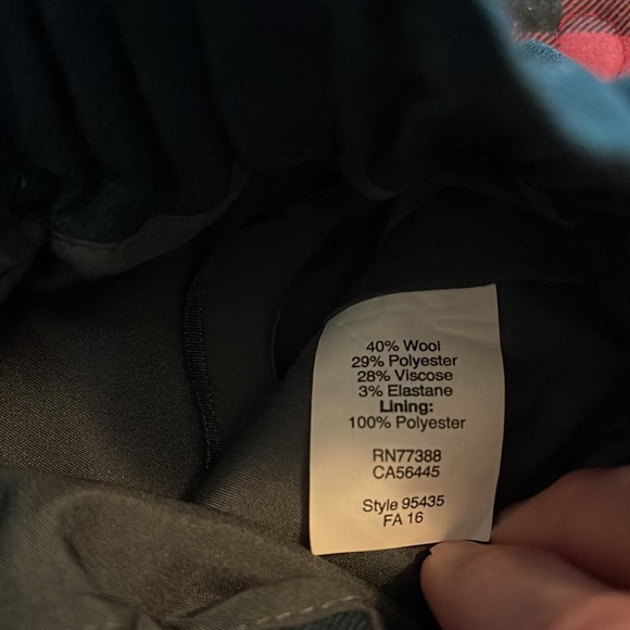 J Crew wool blend skirt- Teal - Picture 6 of 7